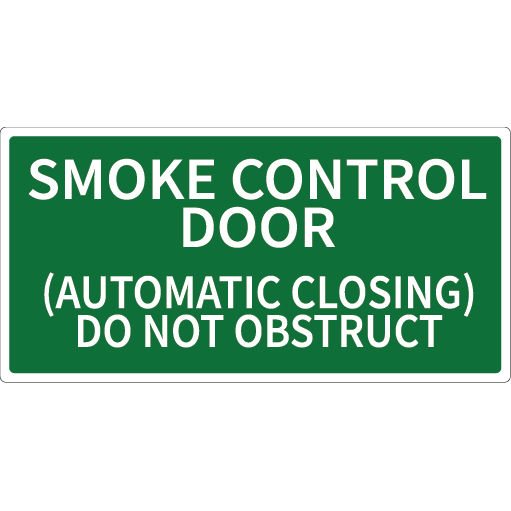 SMOKE CONTROL DOOR AUTOMATIC CLOSING