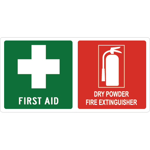 FIRST AID/DRY POWDER FIRE EXTINGUISHER