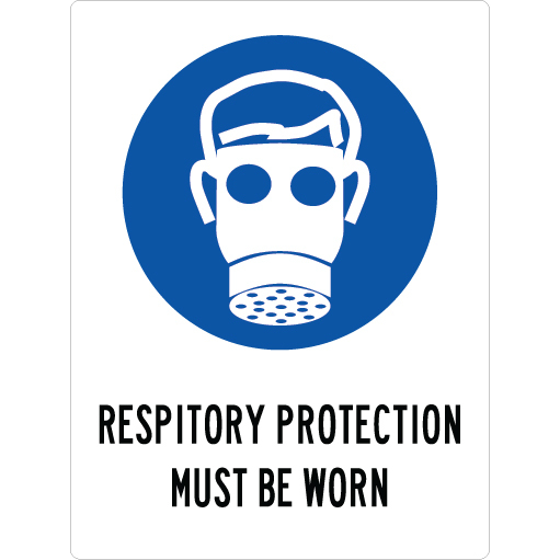 RESPITORY PROTECTION MUST BE WORN