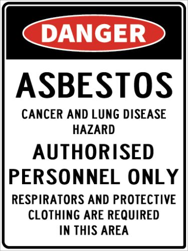 ASBESTOS AUTHORISED PERSONNEL ONLY