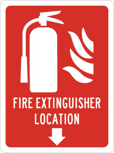 FIRE EXTINGUISHER LOCATION DOWN