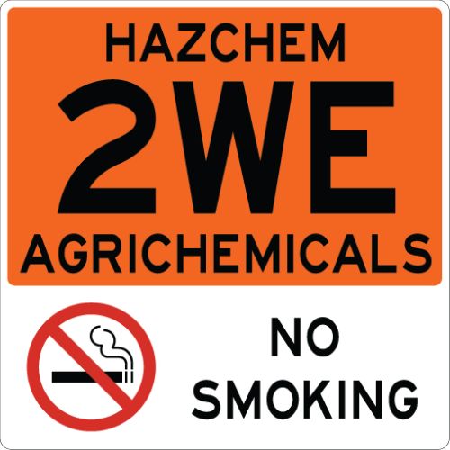 2WE AGRICHEMICALS NO SMOKING