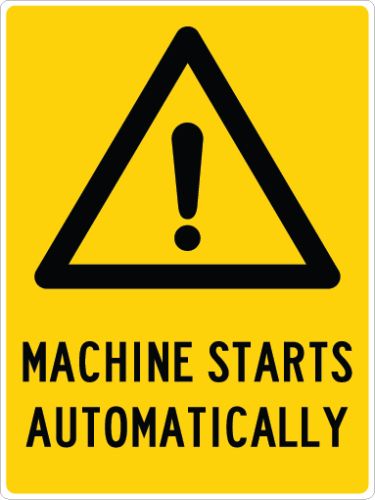 MACHINE STARTS AUTOMATICALLY