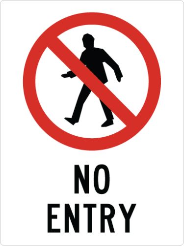 NO ENTRY