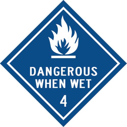 DANGEROUS WHEN WET