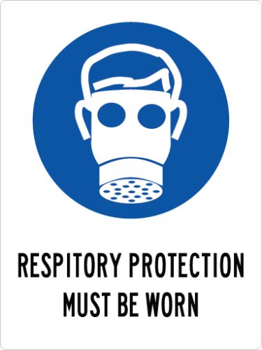 RESPITORY PROTECTION MUST BE WORN