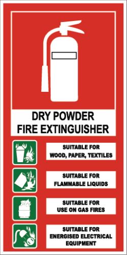 DRY POWDER FIRE EXTINGUISHER