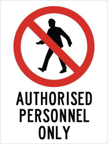 AUTHORISED PERSONNEL ONLY