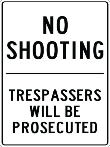 NO SHOOTING