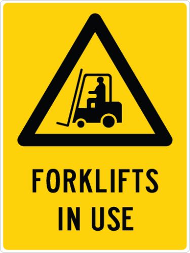 FORKLIFTS IN USE