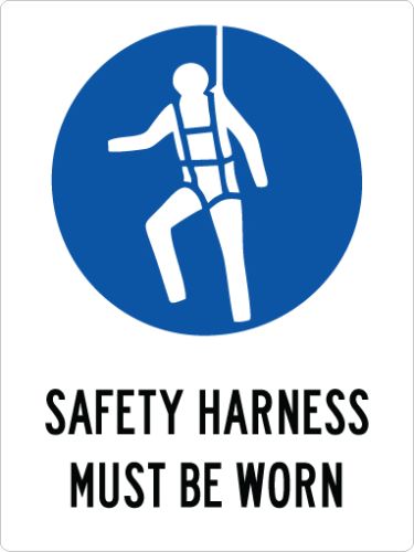 HARNESS MUST BE WORN