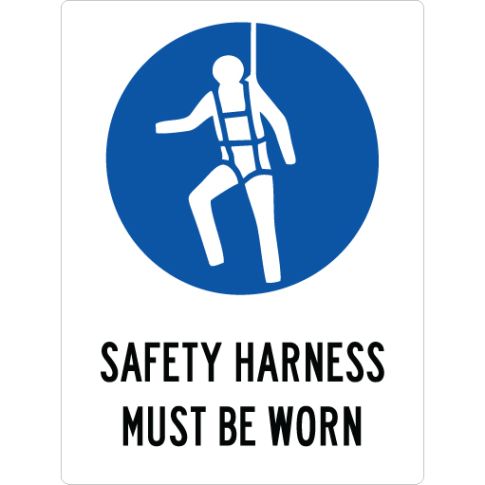 HARNESS MUST BE WORN