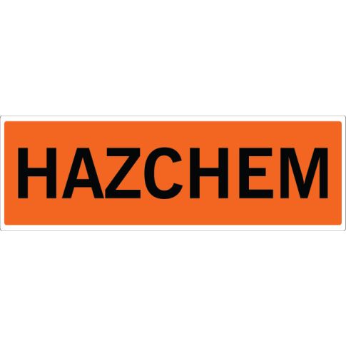 HAZCHEM SINGLE SIGN