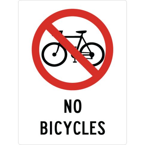 NO BYCYCLES