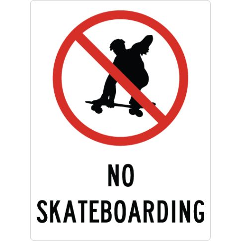 NO SKATEBOARDING