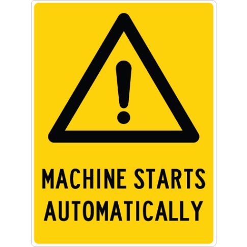 MACHINE STARTS AUTOMATICALLY