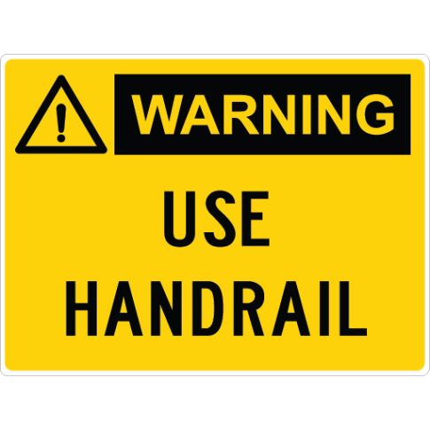 USE HANDRAIL