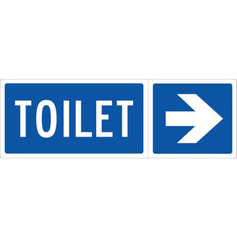 TOILET ARROW