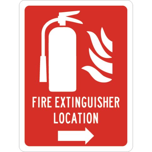 FIRE EXTINGUISHER LOCATION RIGHT