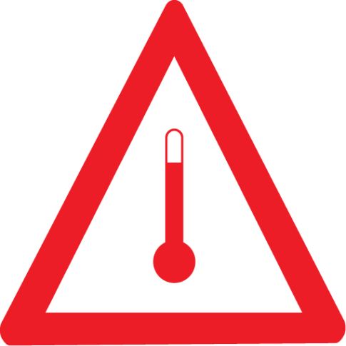 TEMPERATURE FLUCTUATION HAZARD TRIANGLE