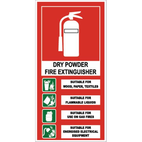 DRY POWDER FIRE EXTINGUISHER