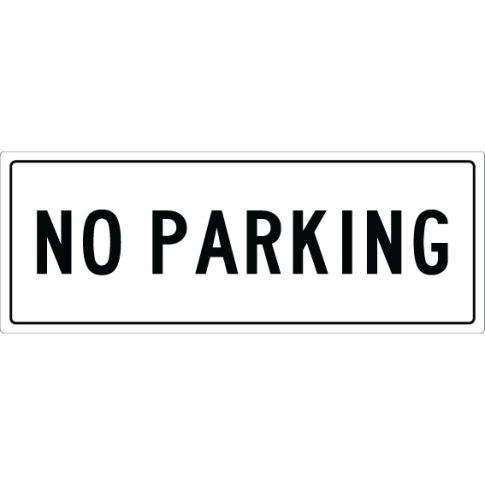 NO PARKING