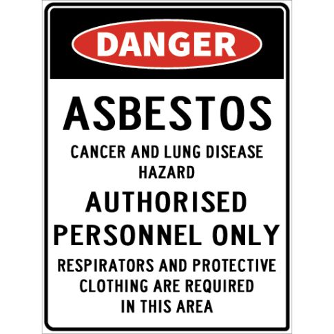 ASBESTOS AUTHORISED PERSONNEL ONLY