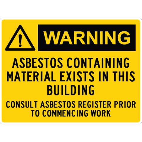 ASBESTOS CONTAINING MATERIAL IN THIS BUILDING