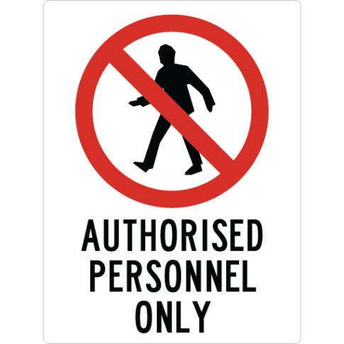 AUTHORISED PERSONNEL ONLY