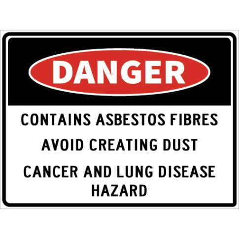 CONTAINS ASBESTOS FIBRES