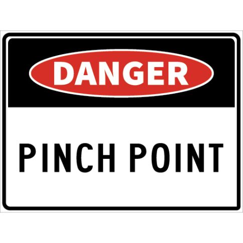 DANGER PINCH POINT