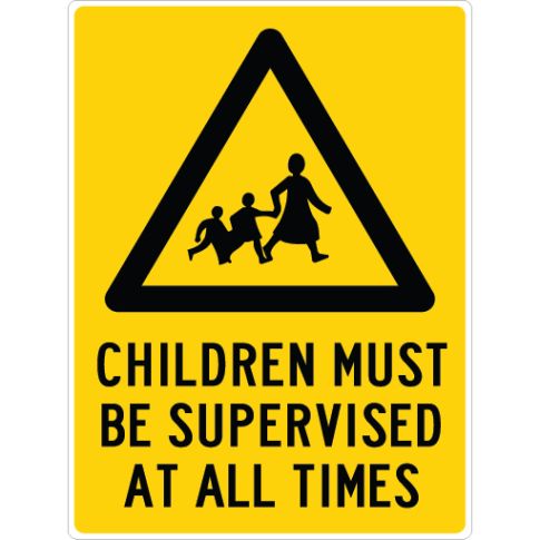 CHILDREN MUST BE SUPERVISED