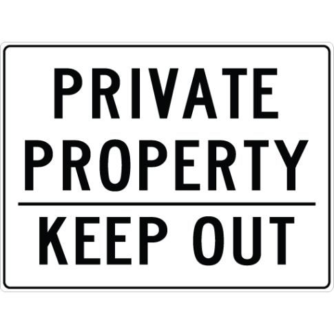 PRIVATE PROPERTY