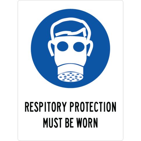 RESPITORY PROTECTION MUST BE WORN