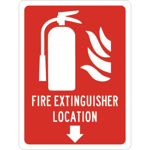 FIRE EXTINGUISHER LOCATION DOWN